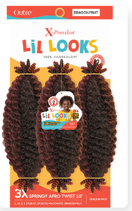 OUTRE LIL LOOKS SPRINGY 3X AFRO TWIST 10